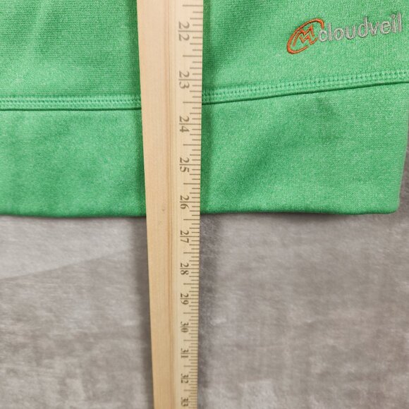 CLOUDVEIL Hooded Full Zip Sweatshirt With Pockets Green Womens Size L - Picture 7 of 10